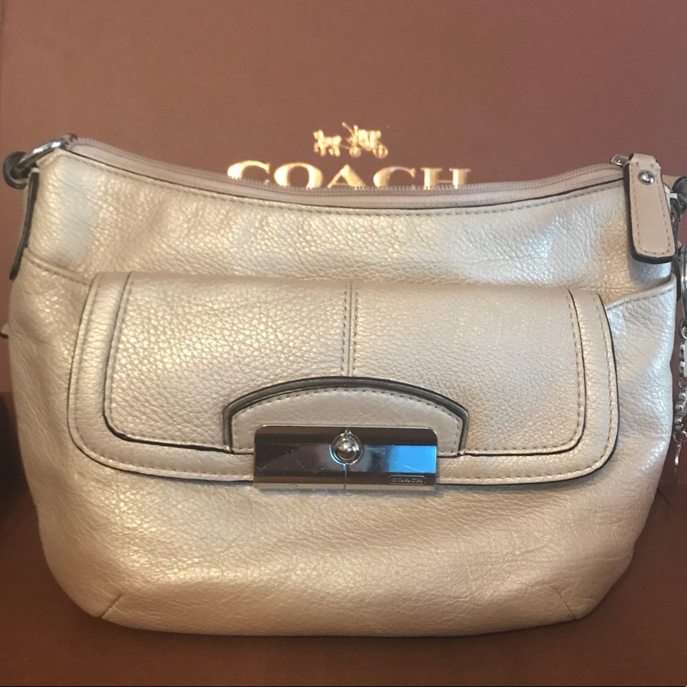 Small Pearl Coach Shoulder Bag / Purse